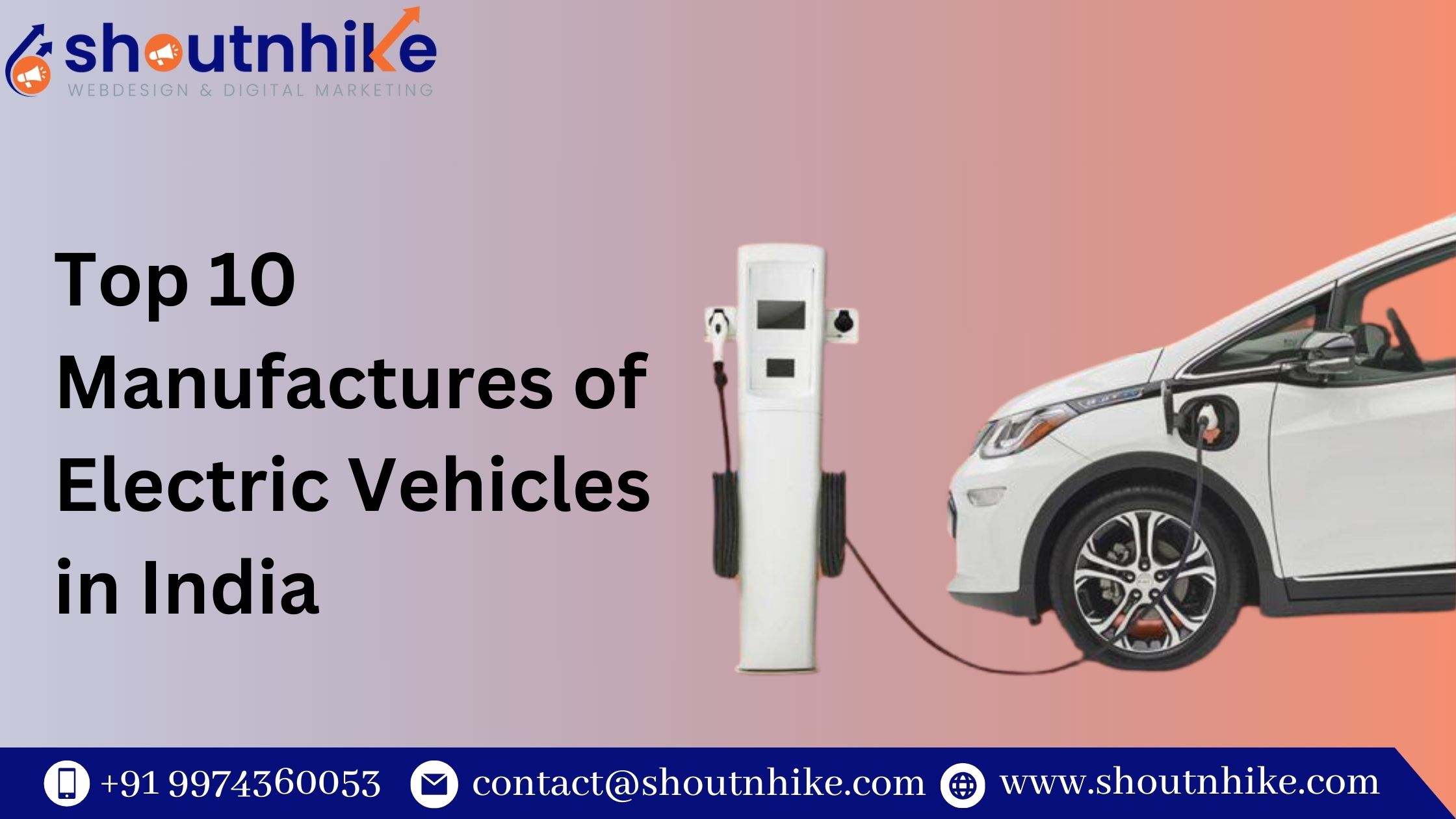 Top 10 Manufacturers of Electric Vehicles in India